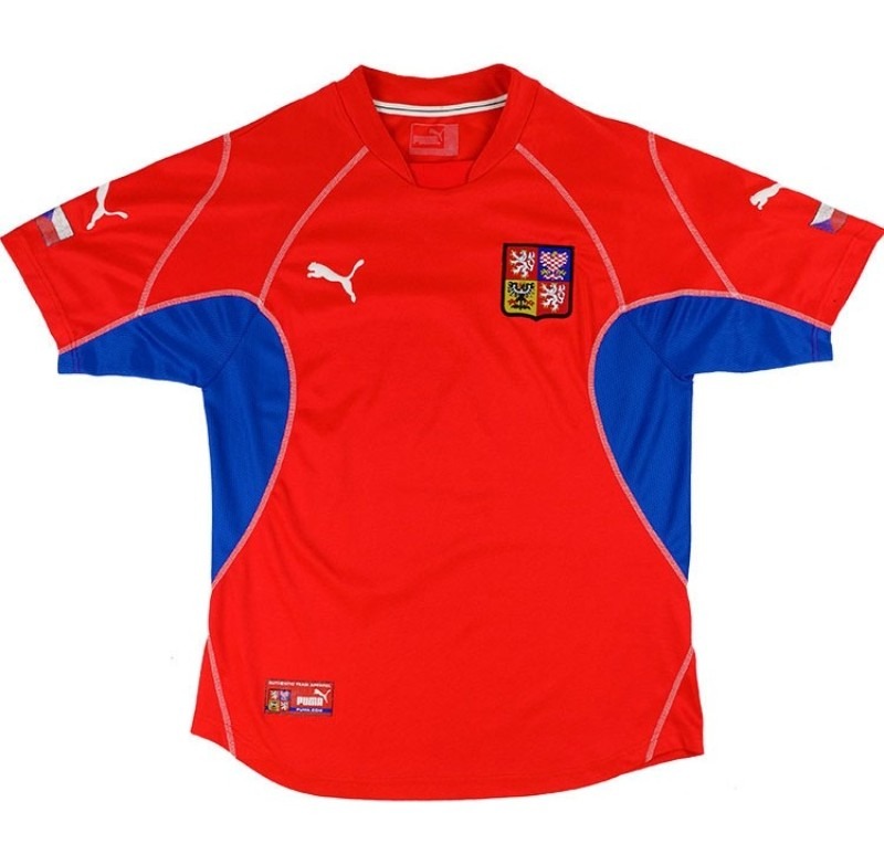Primera equipación de República Checa 2002
