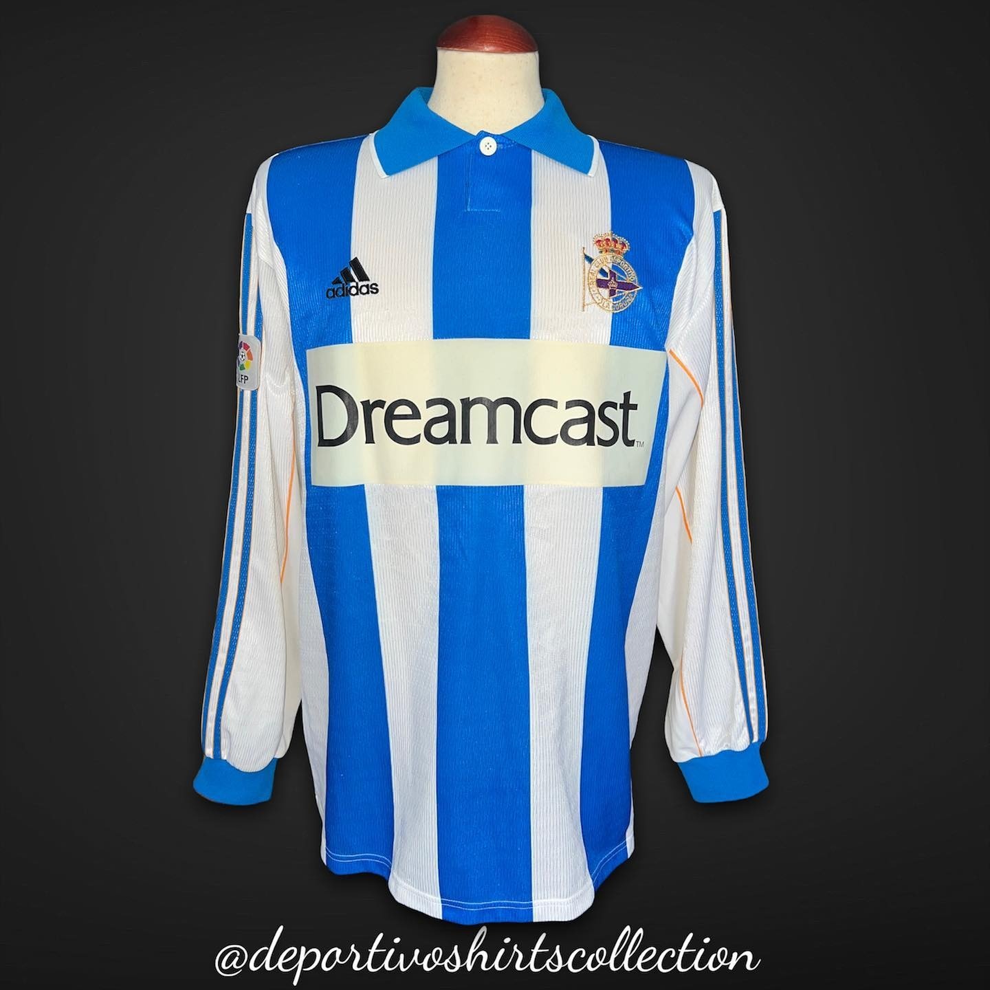 Primera equipación de Deportivo de La Coruña (Deportivo de A Coruña) 00-01