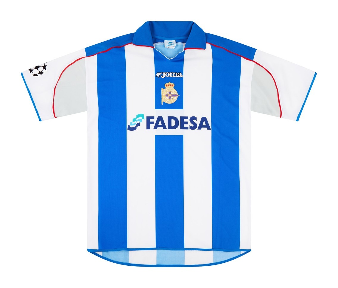 Primera equipación de Deportivo de La Coruña (Deportivo de A Coruña) 01-02