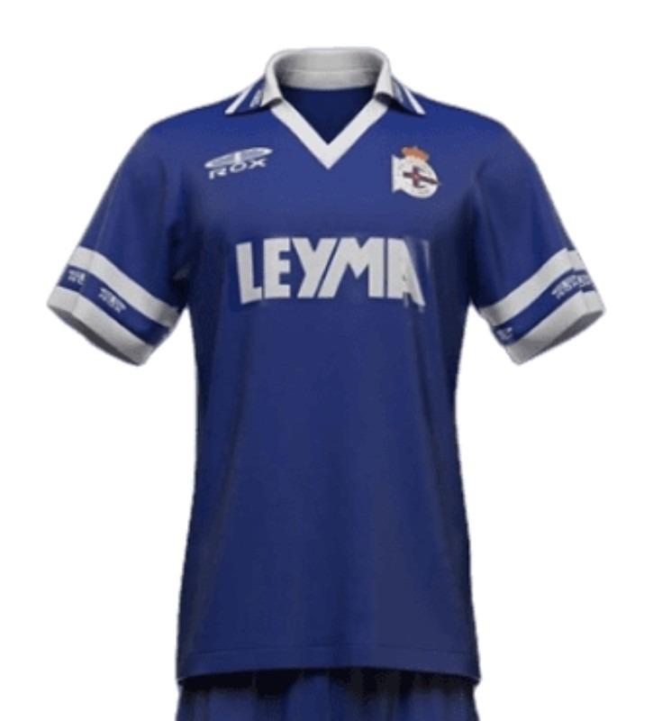 Segunda equipación de Deportivo de La Coruña (Deportivo de A Coruña) 91-92