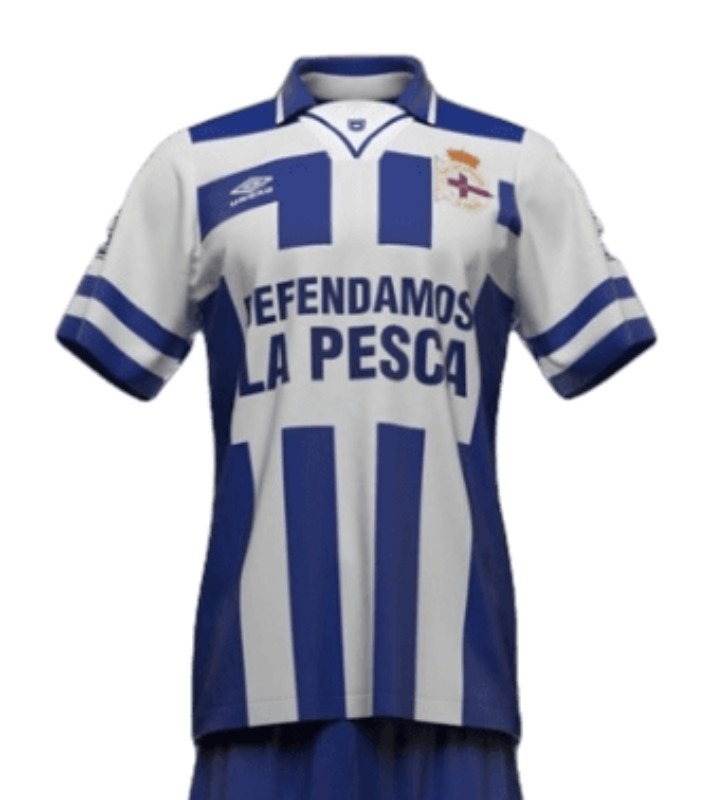 Primera equipación de Deportivo de La Coruña (Deportivo de A Coruña) 94-95