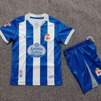 Conjunto Niño Deportivo de la Coruna 2026-2027 Amatucci primera equipacion