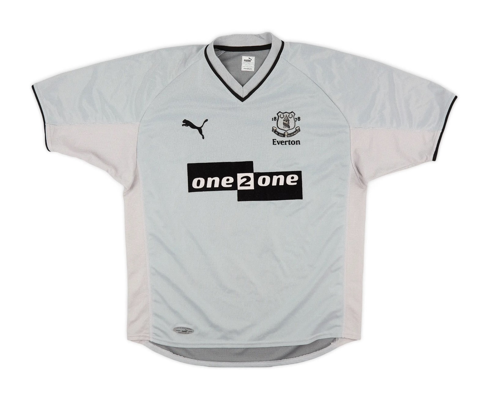 Segunda equipación de Everton FC 01-02