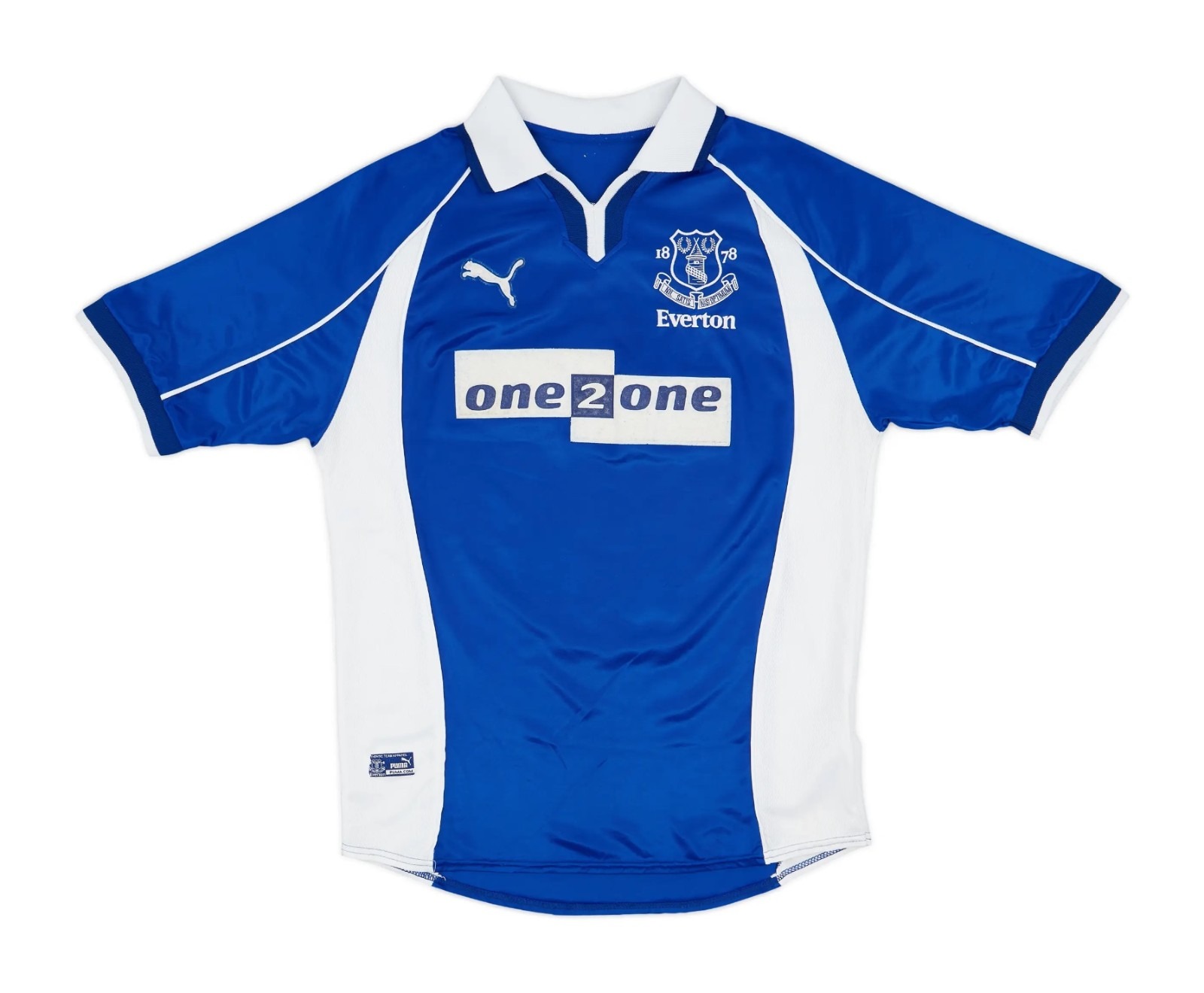 Primera equipación de Everton FC 01-02 (Carry-over)