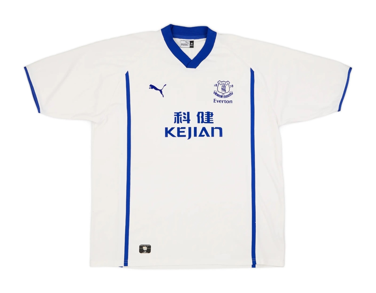 Segunda equipación de Everton FC 02-03