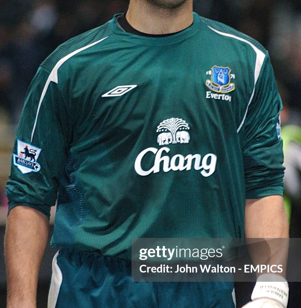 Equipación de portero de Everton FC 05-06