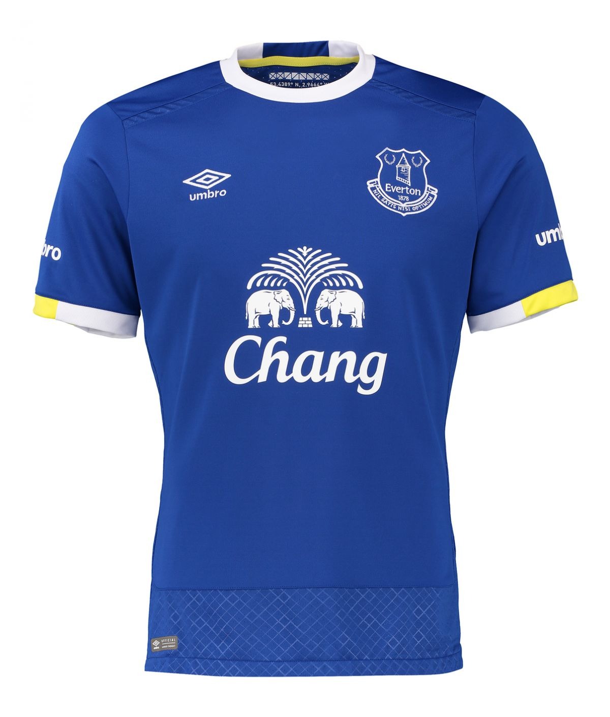 Primera equipación de Everton FC 16-17