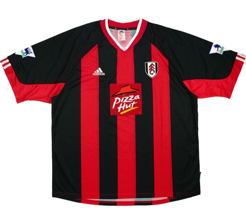 Segunda equipación de Fulham FC 01-02