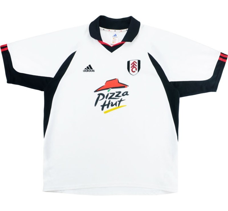 Primera equipación de Fulham FC 01-02