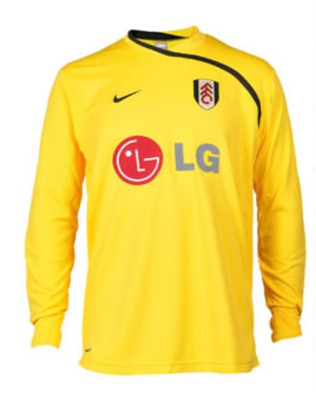 Equipación de portero de Fulham FC 08-09