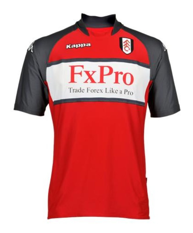 Segunda equipación de Fulham FC 10-11