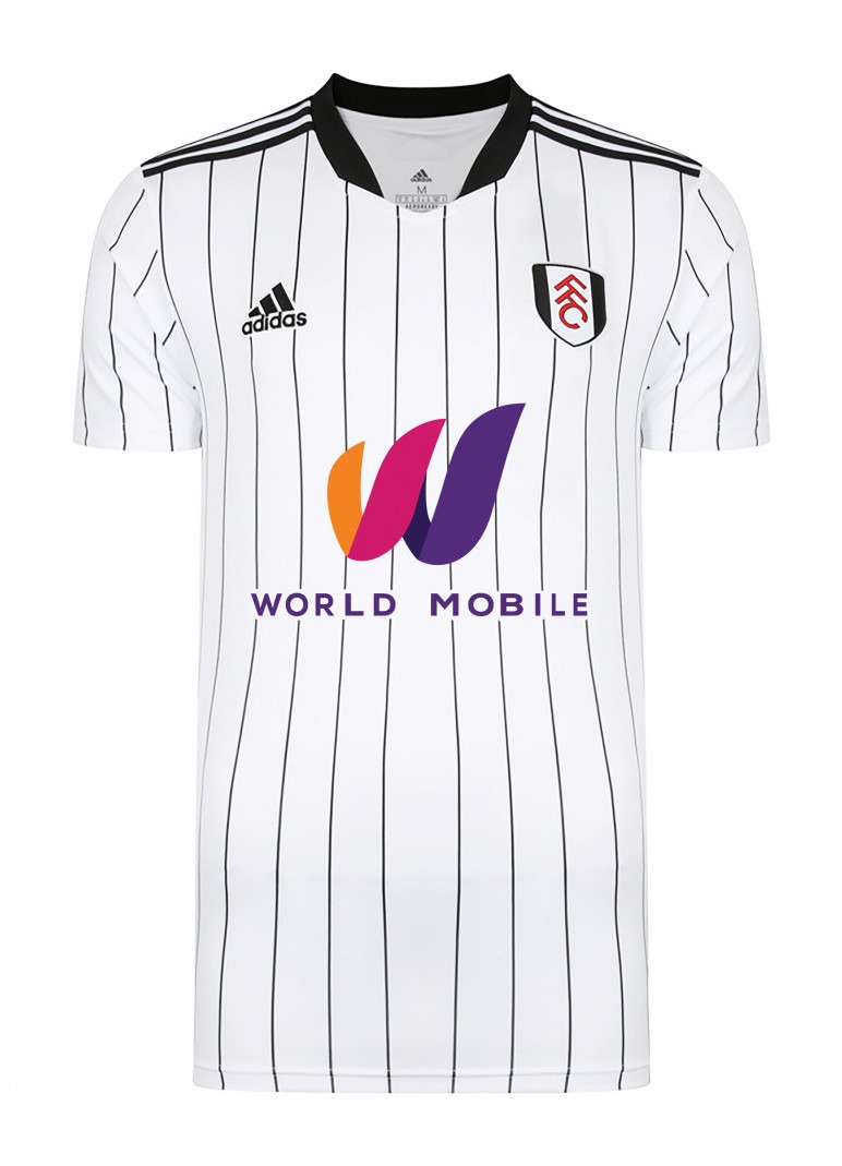 Primera equipación de Fulham FC 21-22