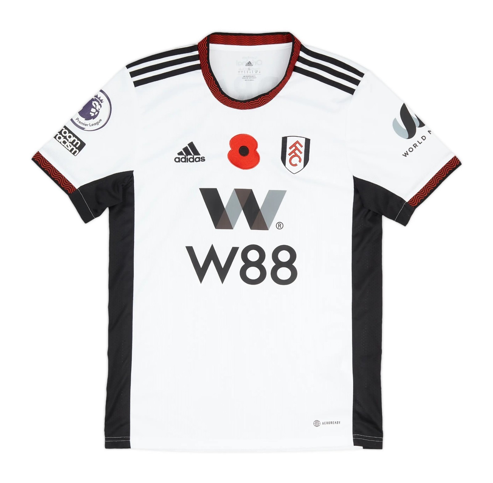 Primera equipación de Fulham FC 22-23