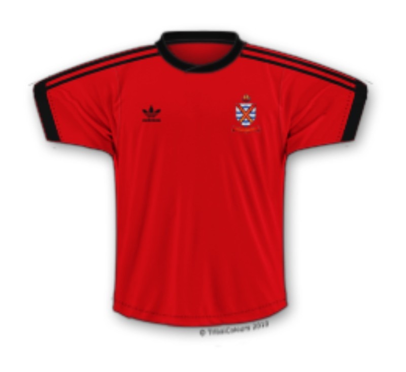 Segunda equipación de Fulham FC 77-78