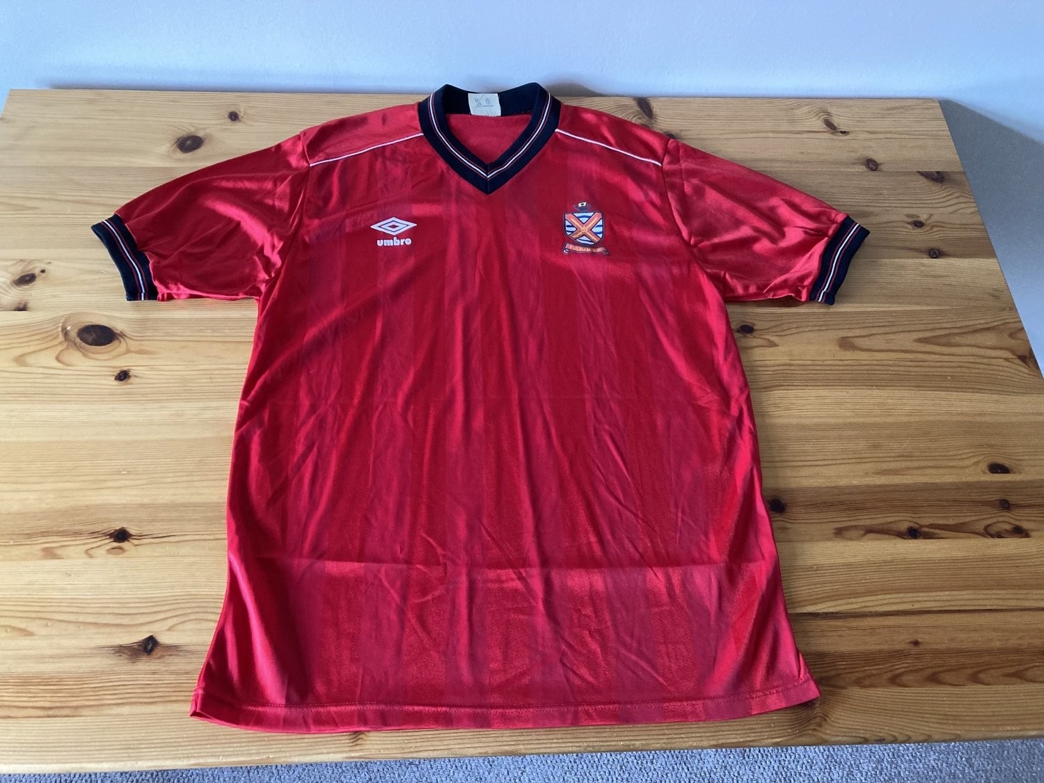 Segunda equipación de Fulham FC 86-87 (Carry-over)