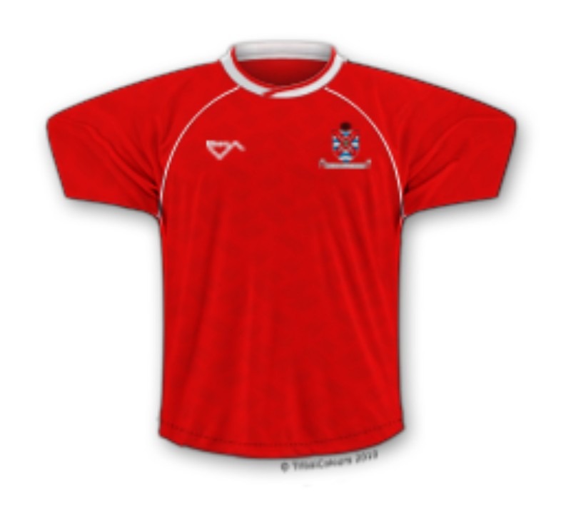 Segunda equipación de Fulham FC 91-92