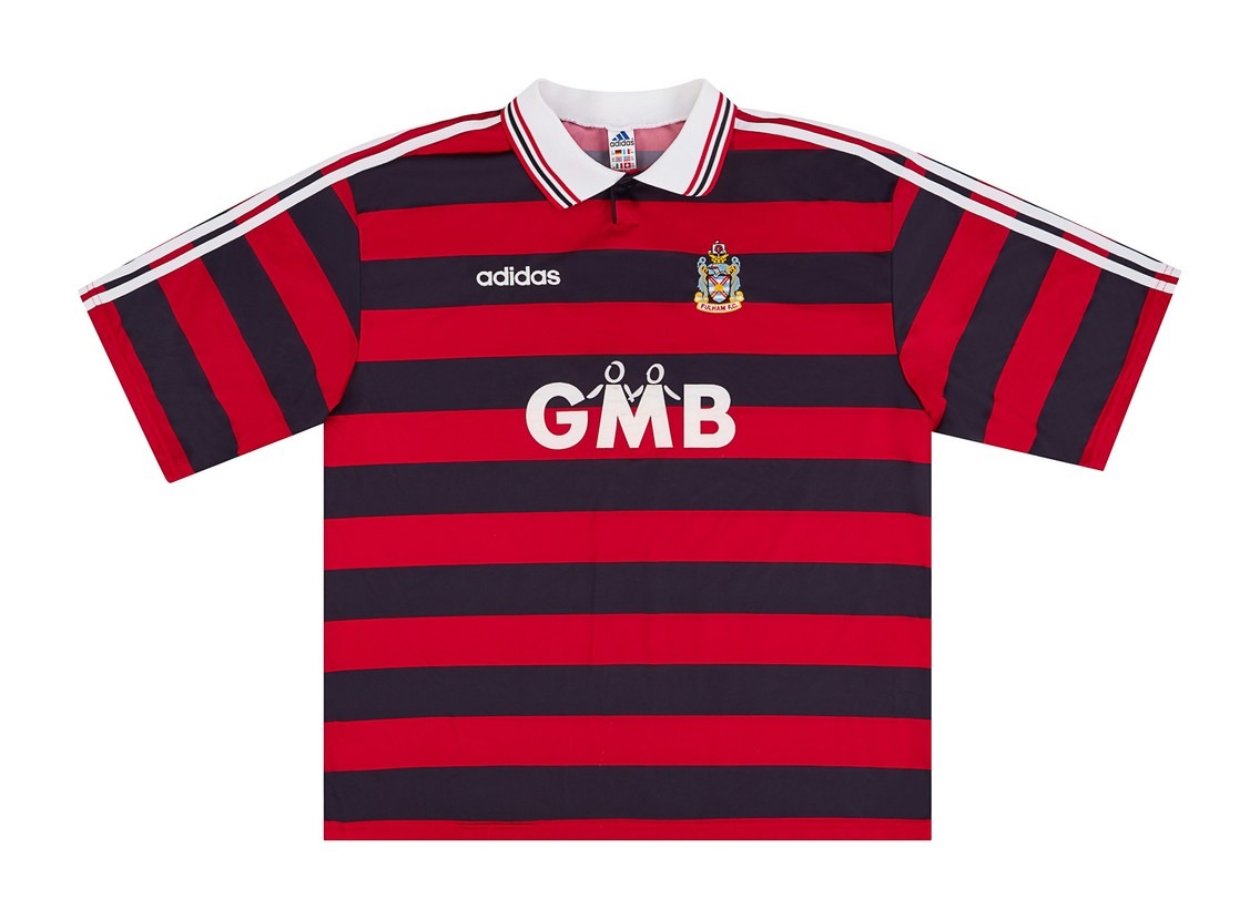 Segunda equipación de Fulham FC 97-98