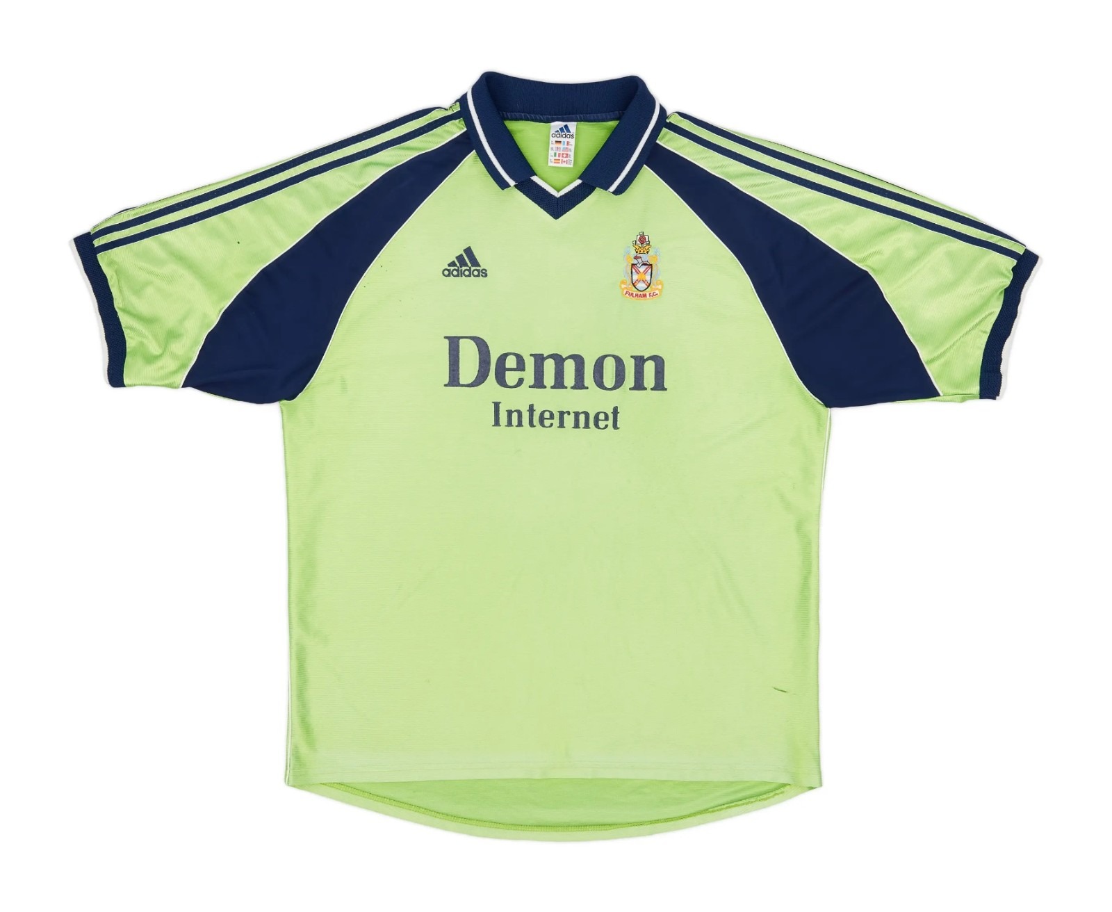 Segunda equipación de Fulham FC 99-00