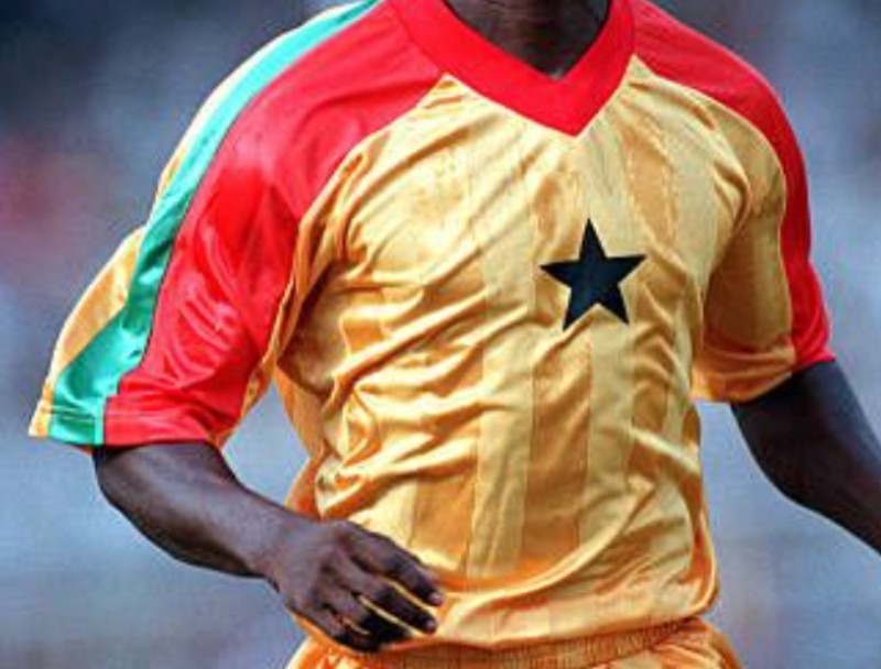 Primera equipación de Ghana 2000