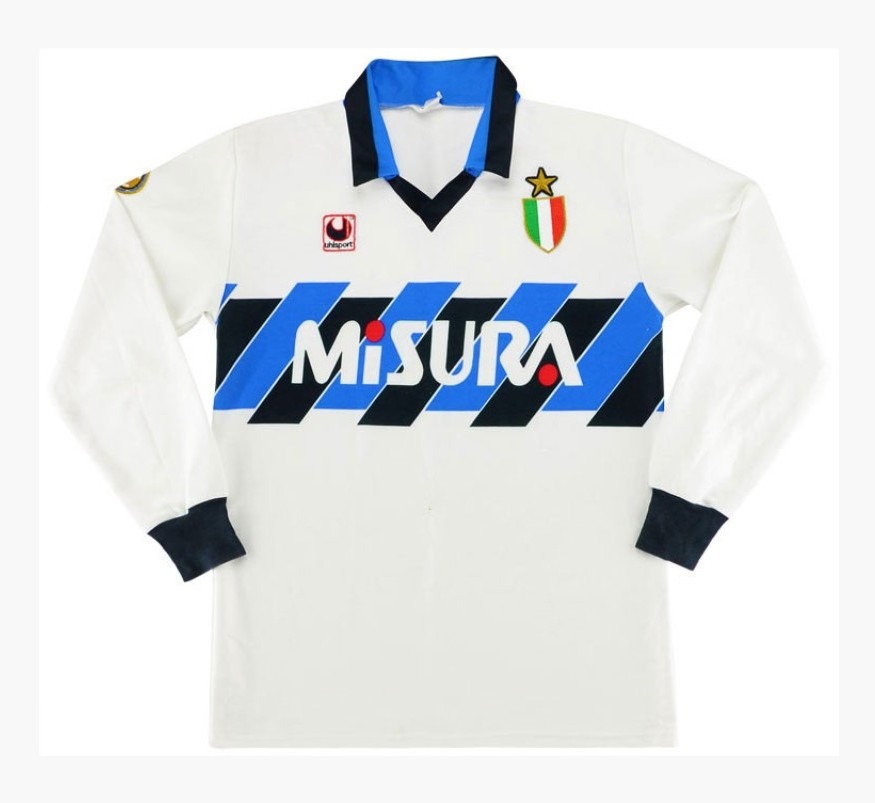 Segunda equipación de Inter Milan 89-90