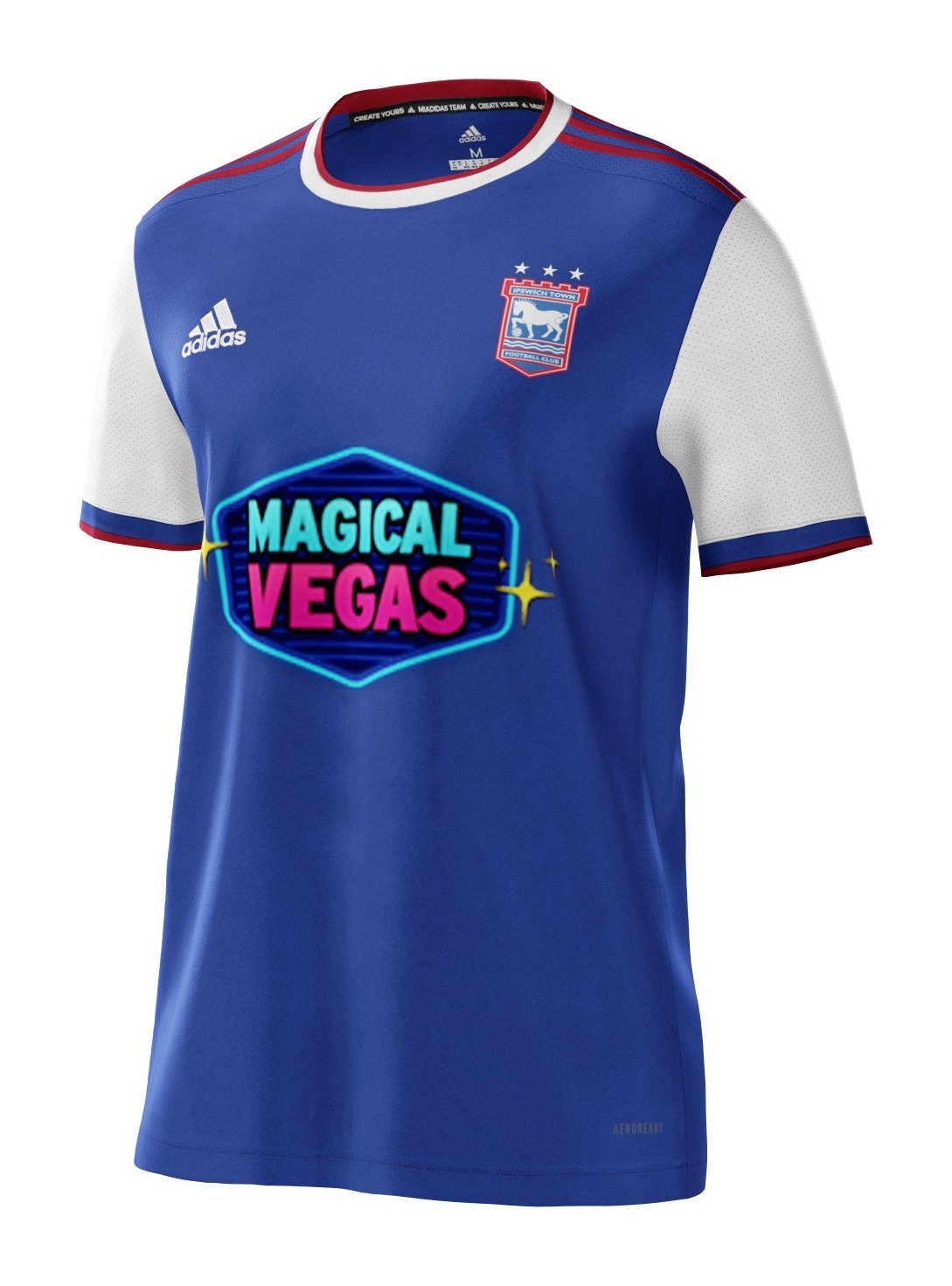 Primera equipación de Ipswich Town 18-19