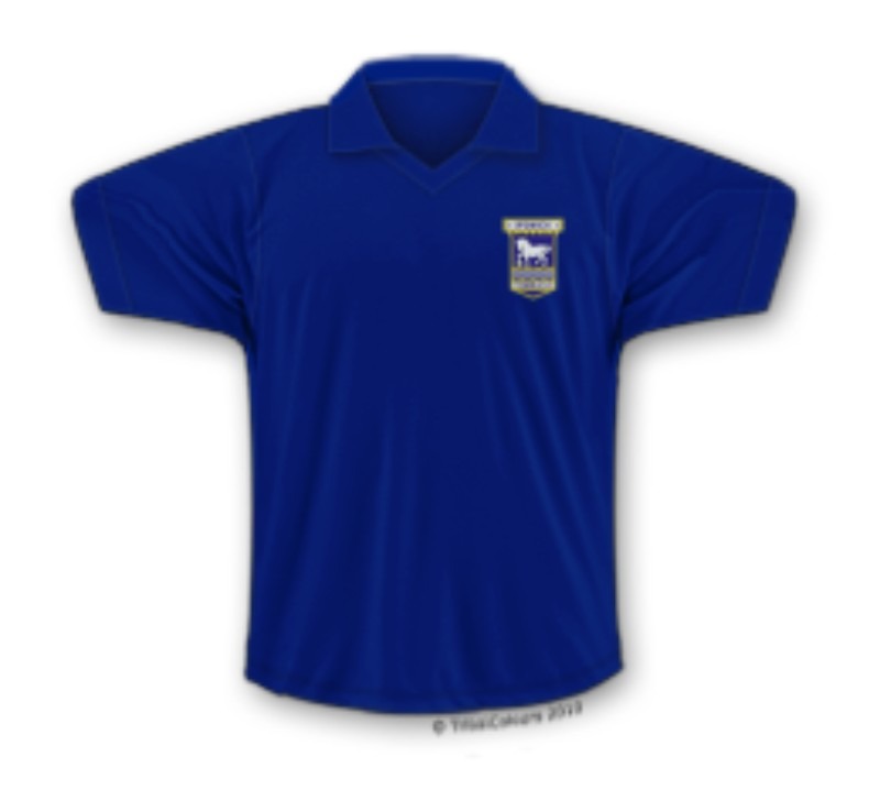 Primera equipación de Ipswich Town 72-73