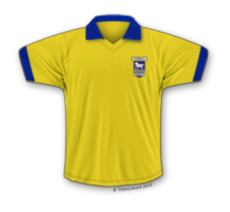 Segunda equipación de Ipswich Town 74-75 (Carry-over)