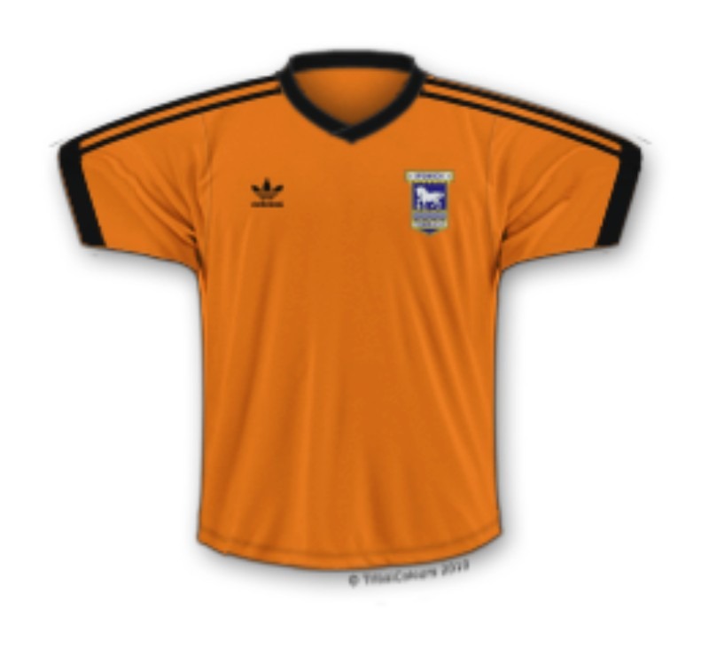 Tercera equipación de Ipswich Town 80-81