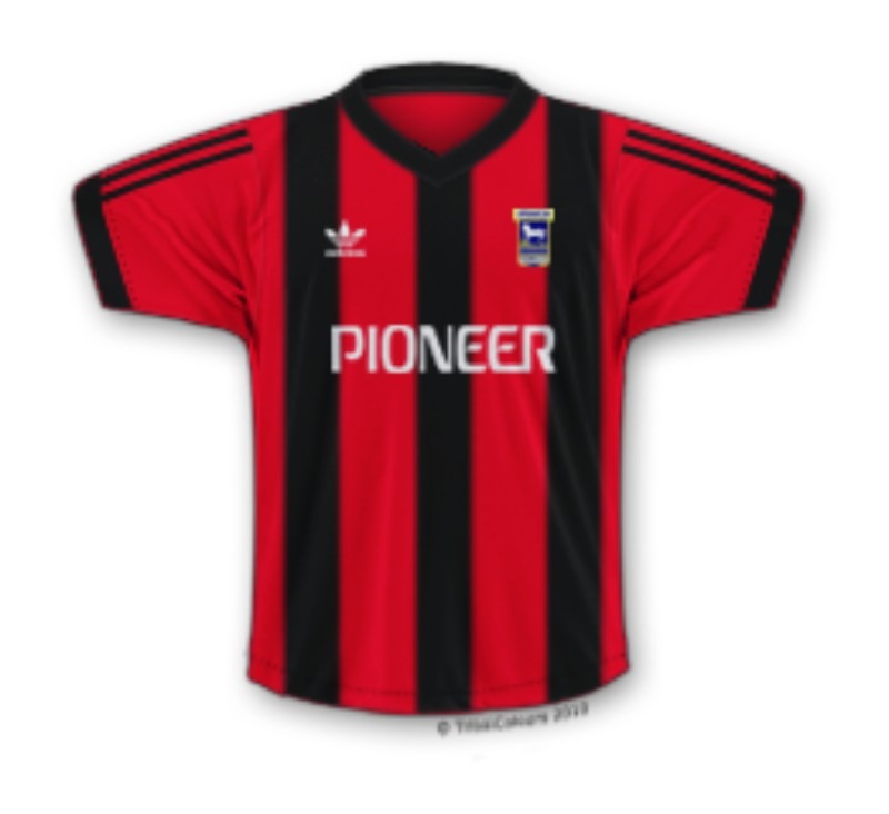 Tercera equipación de Ipswich Town 84-85