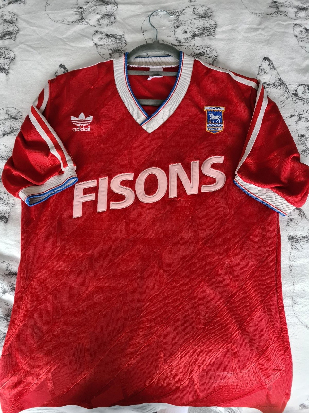 Segunda equipación de Ipswich Town 86-87
