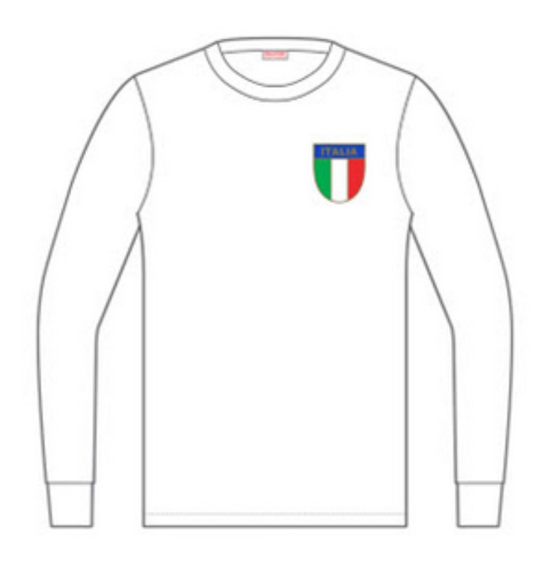 Segunda equipación de Italy 1954