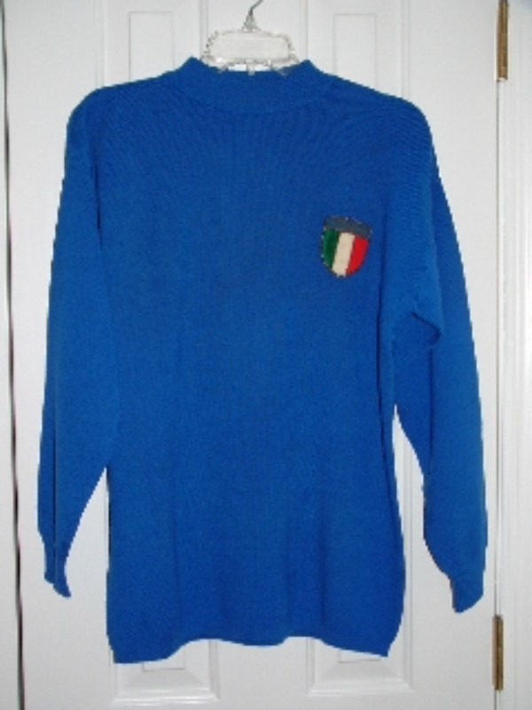 Primera equipación de Italy 1958