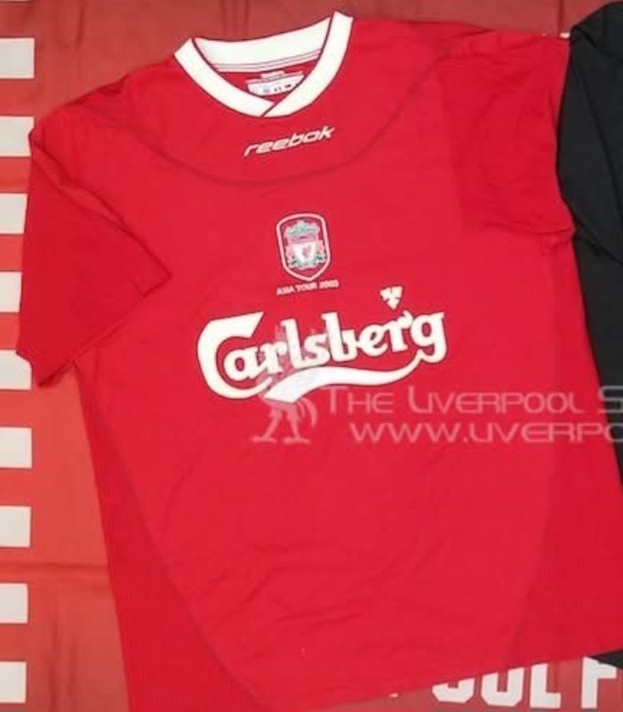 Primera equipación de Liverpool FC 03-04