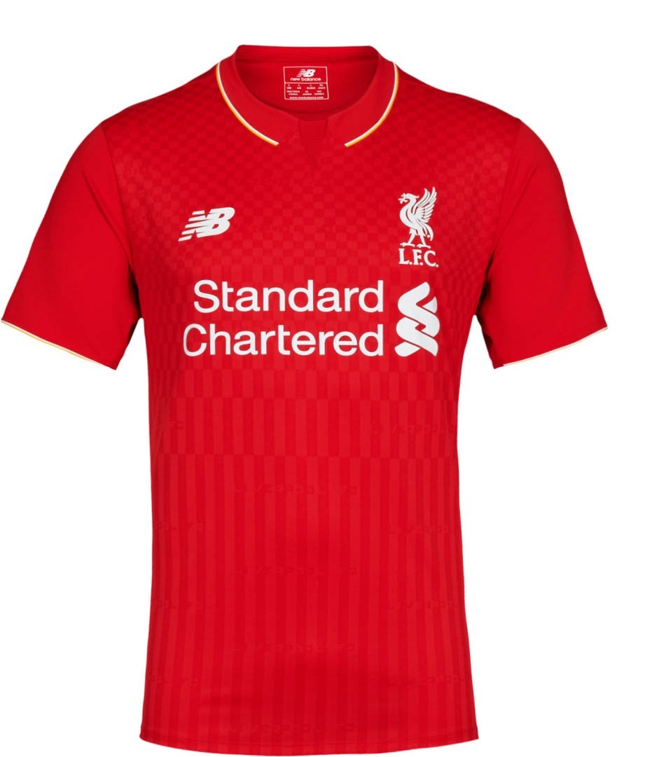 Primera equipación de Liverpool FC 15-16