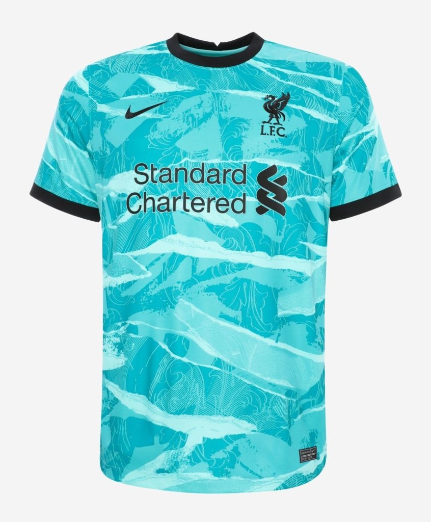 Segunda equipación de Liverpool FC 20-21