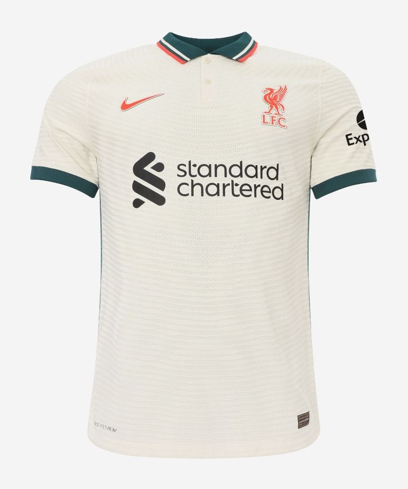 Segunda equipación de Liverpool FC 21-22