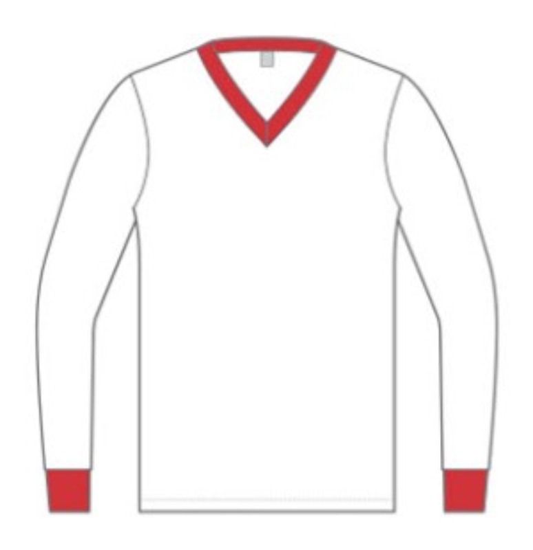 Segunda equipación de Liverpool FC 55-56