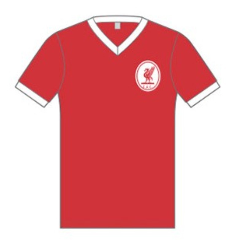 Primera equipación de Liverpool FC 60-61