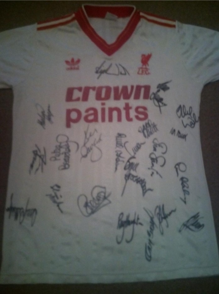 Segunda equipación de Liverpool FC 87-88