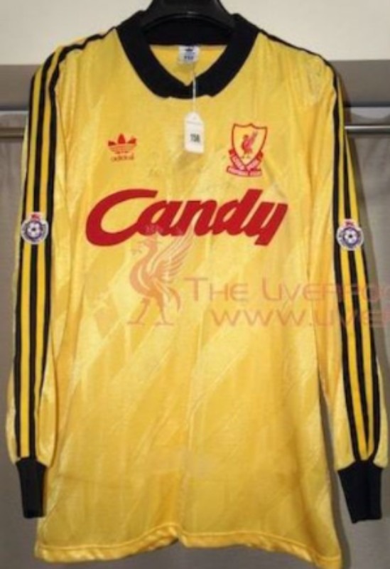 Equipación de portero de Liverpool FC 88-89