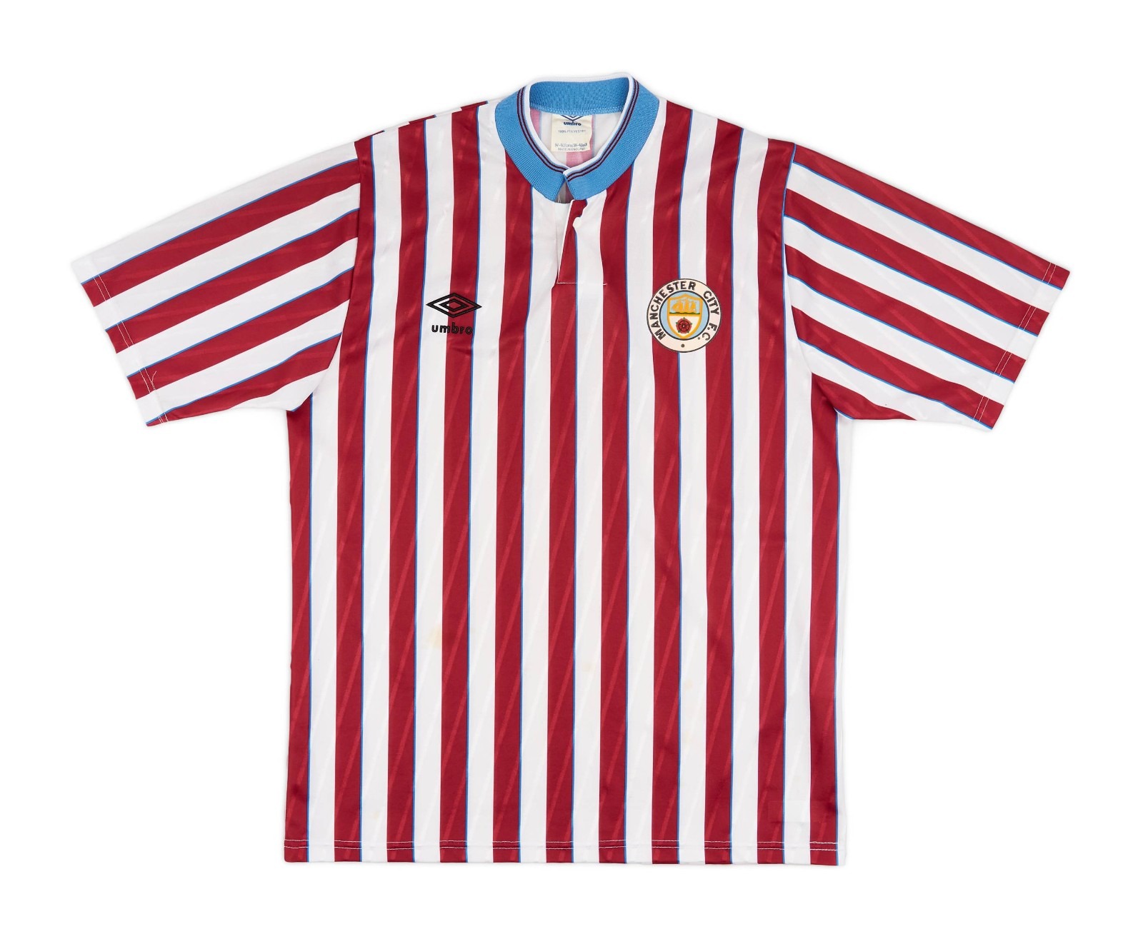 Segunda equipación de Manchester City 88-89