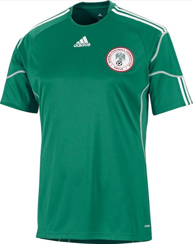 Primera equipación de Nigeria 2010