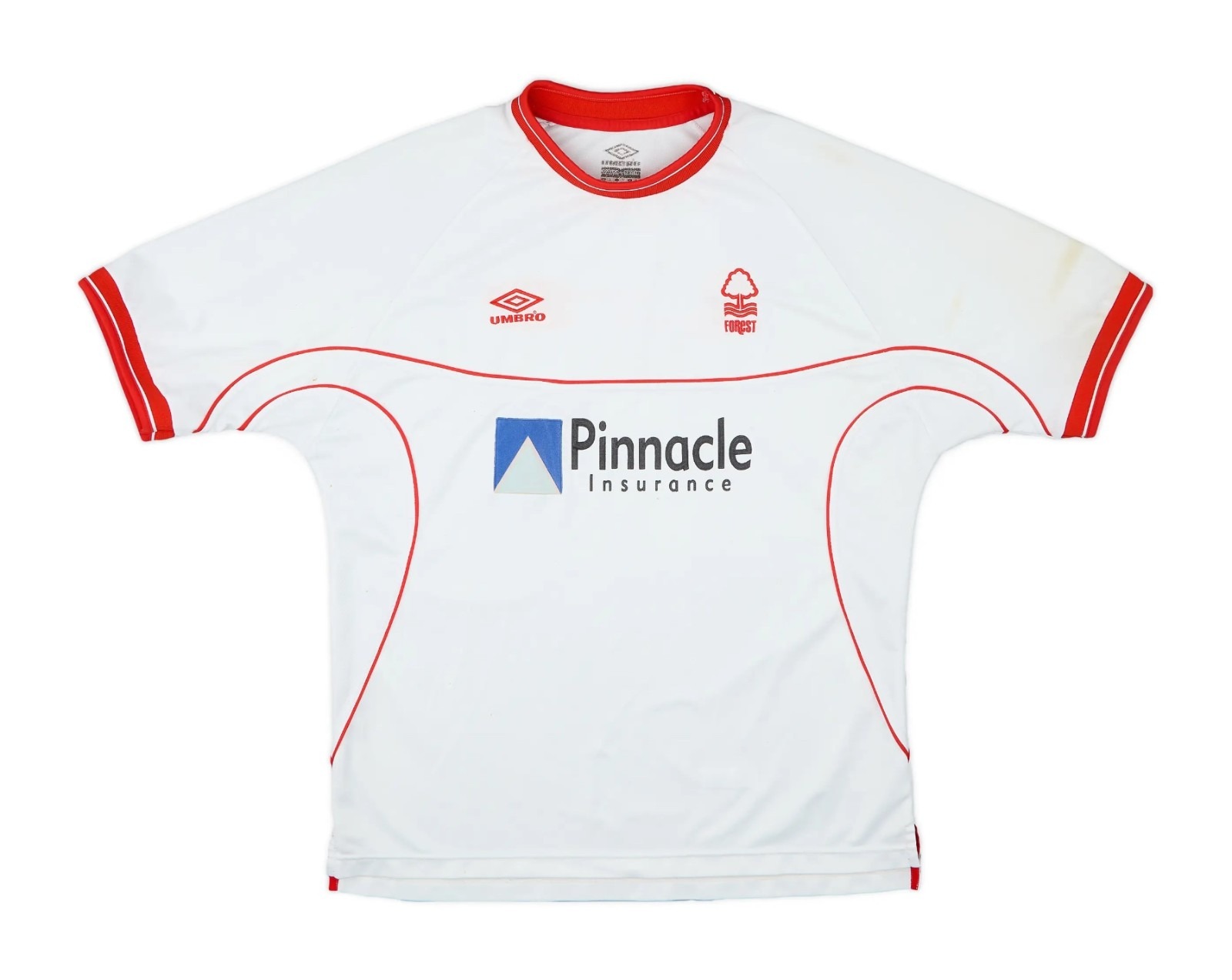 Segunda equipación de Nottingham Forest 00-01
