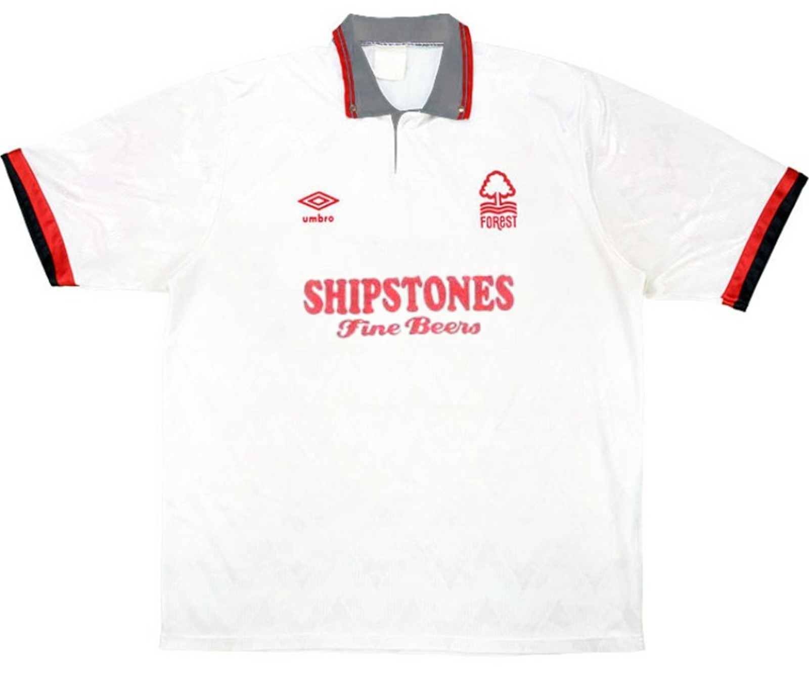 Segunda equipación de Nottingham Forest 90-91