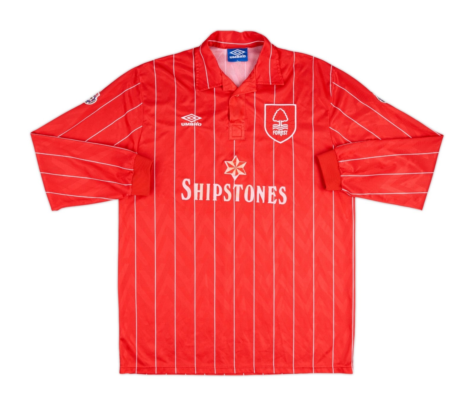 Primera equipación de Nottingham Forest 92-93