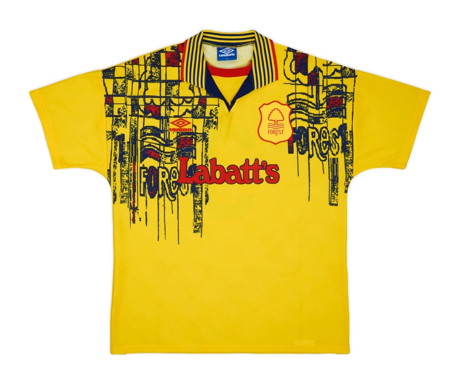 Segunda equipación de Nottingham Forest 95-96