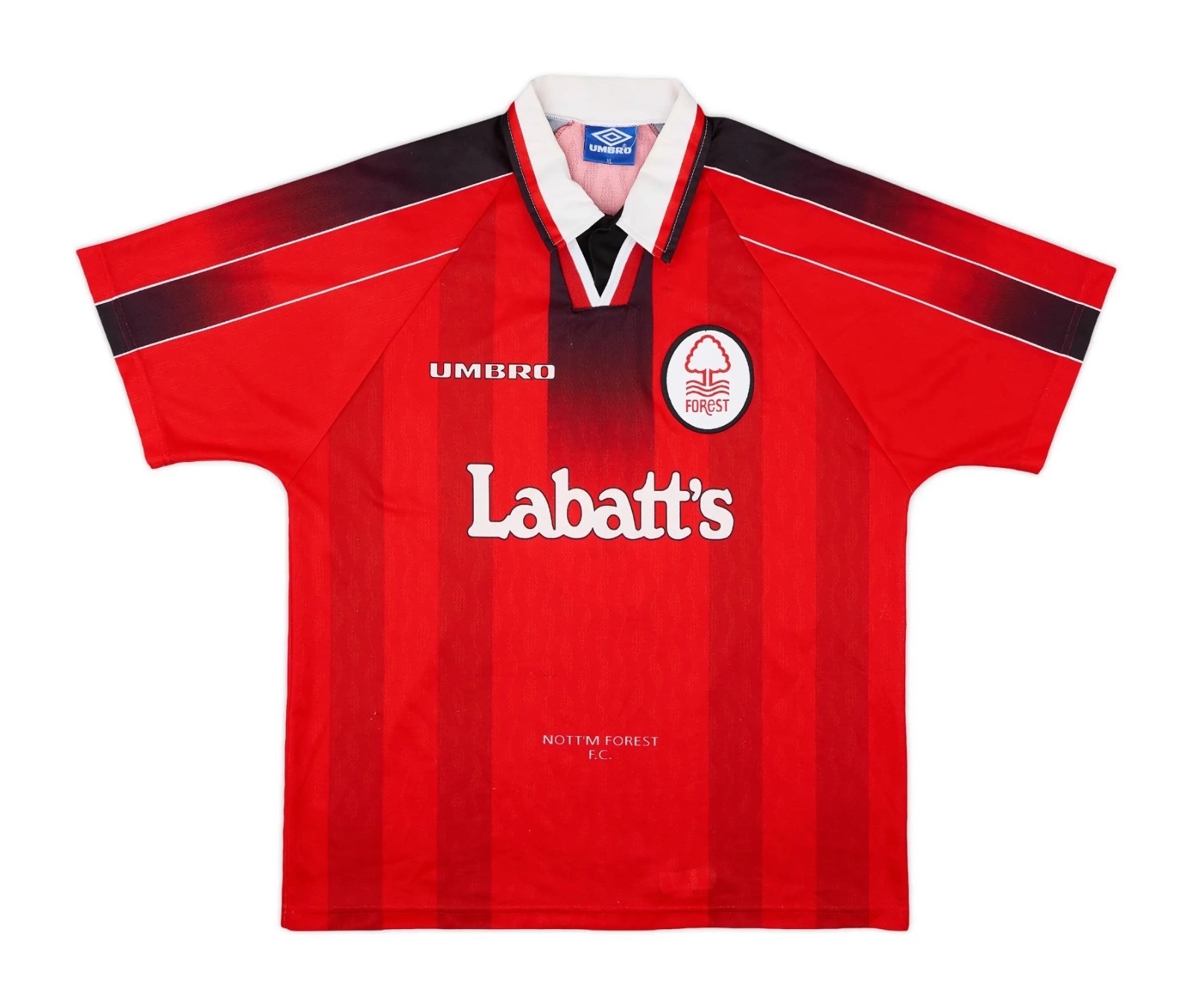 Primera equipación de Nottingham Forest 96-97