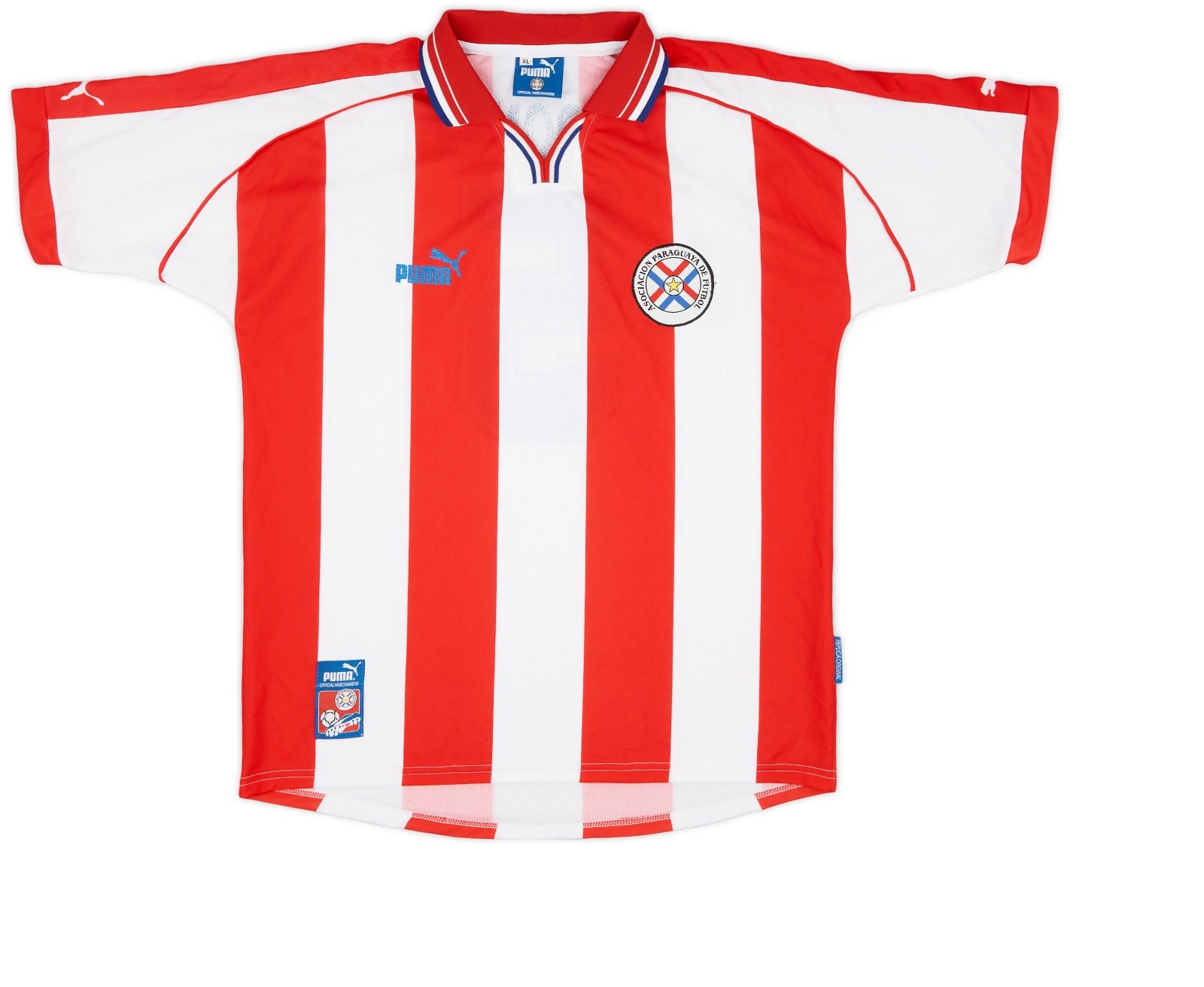 Primera equipación de Paraguay 2000
