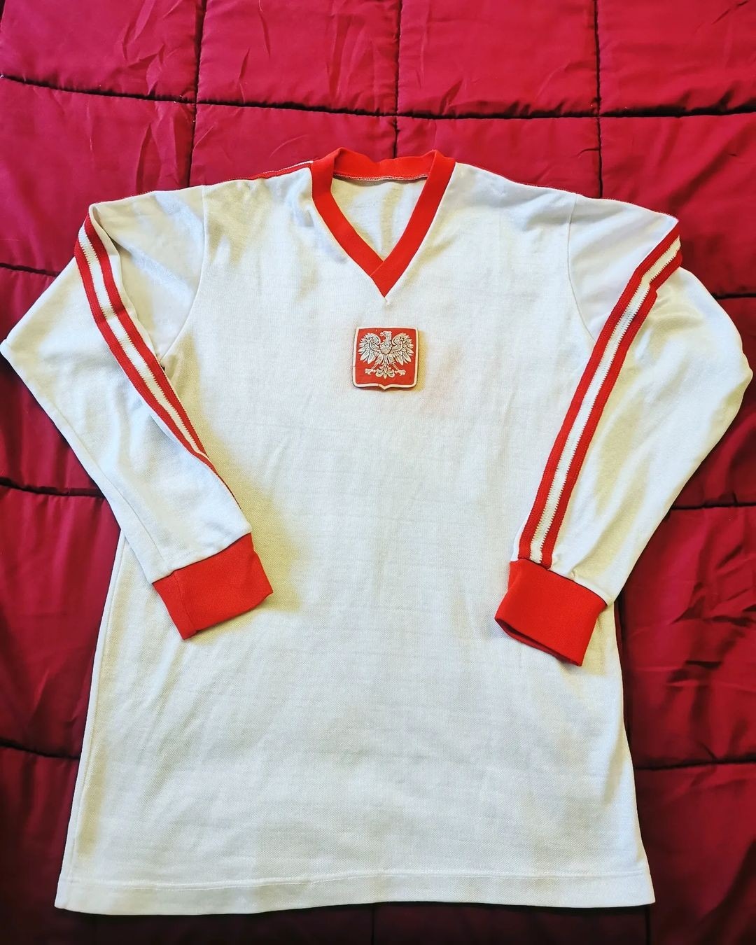 Primera equipación de Poland 1980