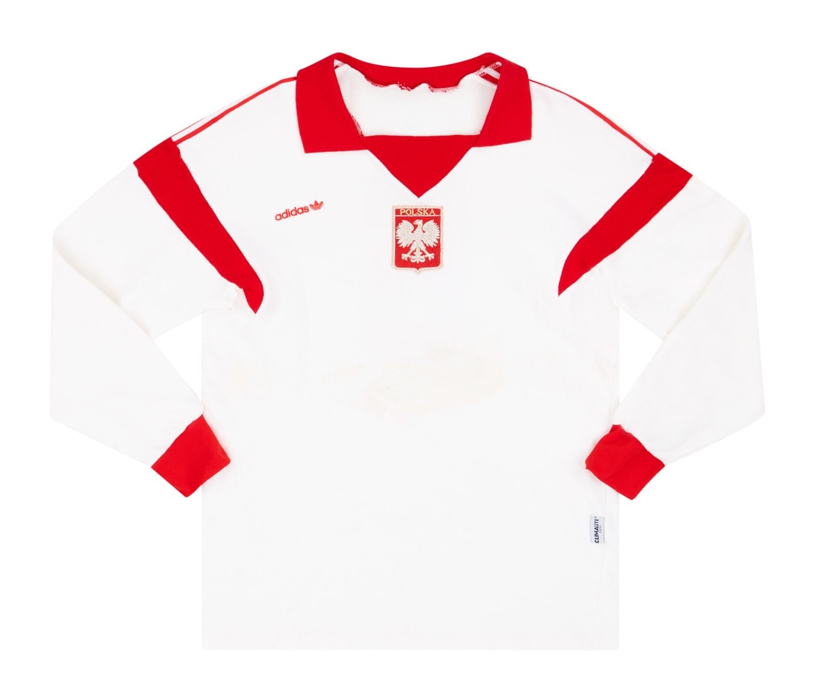 Primera equipación de Poland 1988